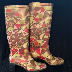 Authentic Emilio Pucci rain boots gently used!